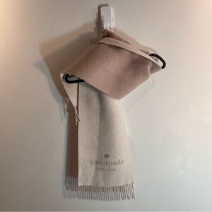 KATE SPADE NY Two Toned Scarf with 3” Fringe Super Soft 60” x 10”